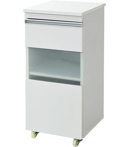 Amazon.co.jp: 地球家具 マルチワゴン 引き出し 5段 ホワイト